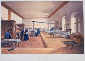 Sjukhusavdelning, Scutari, Turkiet, 1856 av E Walker