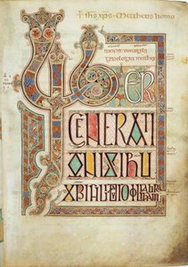 Lindisfarne-evangelierna, 715-721. av Eadfrith,