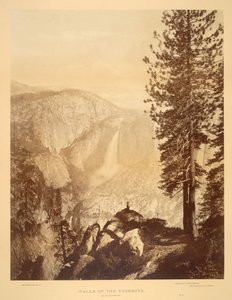 Yosemites vattenfall av Eadweard Muybridge