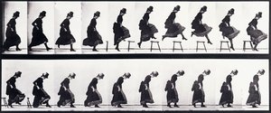 Rörelsestudie, ca 1872-1885 av Eadweard Muybridge