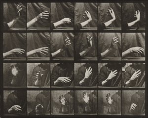 Rörelse av handen; slagtid av Eadweard Muybridge