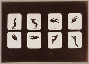 Plåt 106. Atleter, Twist Summersault av Eadweard Muybridge