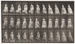 Tavla 139. Descending Stairs Turning, 1885 av Eadweard Muybridge