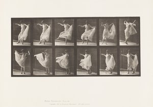 Tallrik 189. Dans (fantastisk) av Eadweard Muybridge