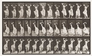 Tallrik 190. Dans (Nautch) av Eadweard Muybridge