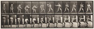 Tallrik 285. Base-ball; Fånga och kasta av Eadweard Muybridge