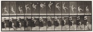 Skylt 366. Running, Hitch and Kick av Eadweard Muybridge