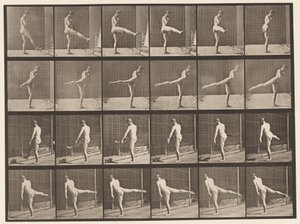 Tallrik 370. Första balettaktionen av Eadweard Muybridge