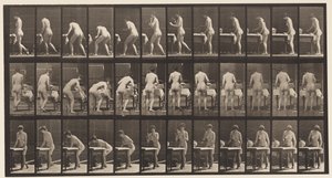 Tallrik 435. Strykkläder av Eadweard Muybridge