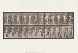 Tallrik 468. Barn, Gående av Eadweard Muybridge