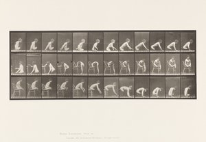 Plåt 538. Dubbel amputation av lår; Pojke; A, gå framåt av Eadweard Muybridge