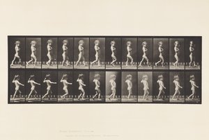 Plåt 540.A, Bow Ben; Pojke; B, Spinal karies; Flickan går, 1885 av Eadweard Muybridge