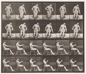 Platta 545. Artificiellt framkallade konvulsioner; A,B, medan du sitter av Eadweard Muybridge