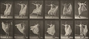 Plansch nummer 189. Dans (fantasi) av Eadweard Muybridge