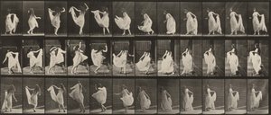 Plansch nummer 193. Dans (fantasi) av Eadweard Muybridge