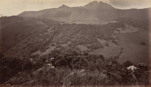 Vulkanen Santa María, Quetzaltenango, Guatemala av Eadweard Muybridge