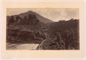 Vulkanen Zunil, Guatemala av Eadweard Muybridge