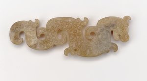 Hängsmycke av Eastern Zhou Dynasty Chinese School