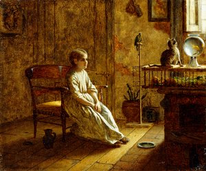 Ett barns menageri av Eastman Johnson