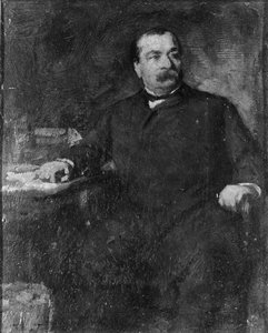 Grover Cleveland av Eastman Johnson