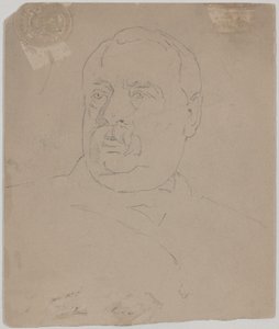 Grover Cleveland [verso] av Eastman Johnson