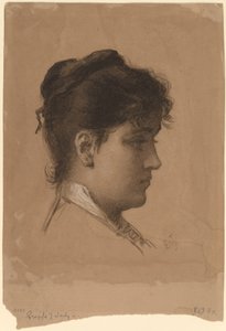 Chef för en ung kvinna av Eastman Johnson