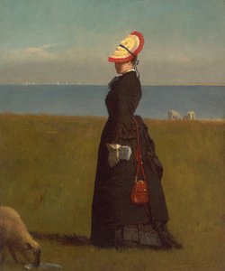 Lambs, Nantucket, 1874. av Eastman Johnson