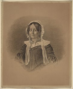 Porträtt av en gammal kvinna av Eastman Johnson