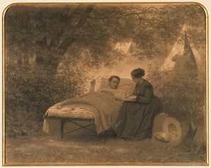 Brevet hem av Eastman Johnson
