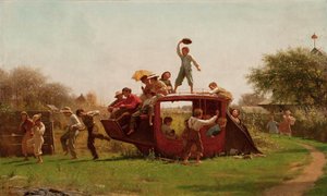 Den gamla diligensen av Eastman Johnson