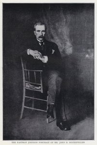 Eastman Johnson-porträttet av John D Rockefeller av Eastman after Johnson