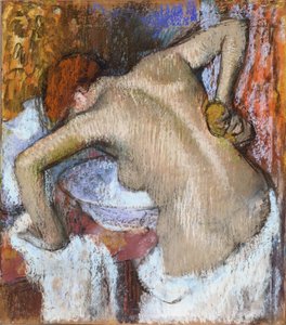 Woman Sponging Her Back av Edgar Degas