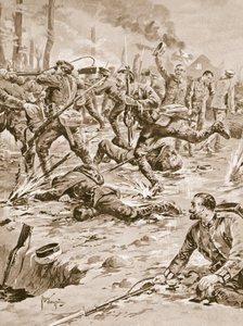 Korpral G. Sanders och hans grupp som avvärjer ett tyskt angrepp och räddar några fångar.