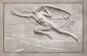 "Speed" (färg litho) av Edgar Bertram Mackennal