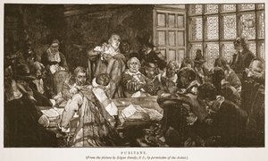 Puritaner, illustration från 