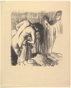 Efter badet III, 1891-92. av Edgar Degas
