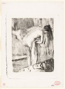 Efter badet II av Edgar Degas