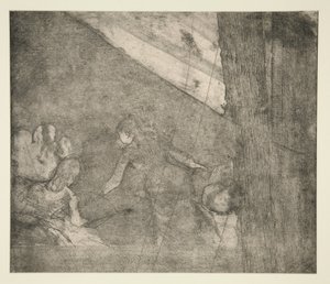 At the Ambassadeurs, ca 1877 (etsning, akvatint och torrnål) av Edgar Degas