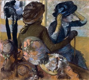 Hos Milliners, 1882 av Edgar Degas