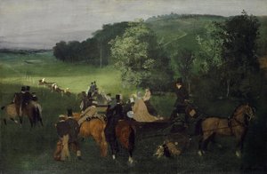 På Racecourse (The Races), c.1861-62