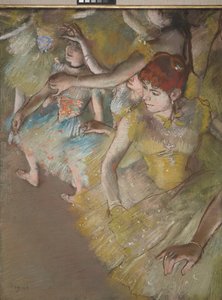 Balettdansare på scenen av Edgar Degas