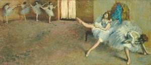 Före baletten av Edgar Degas