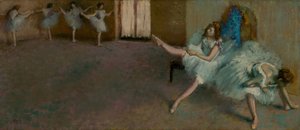 Före baletten, 18901892. av Edgar Degas