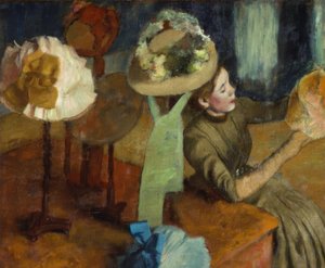 Hos modisten av Edgar Degas