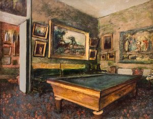 Biljardrum av Edgar Degas