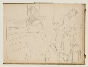 Bordellscen av Edgar Degas
