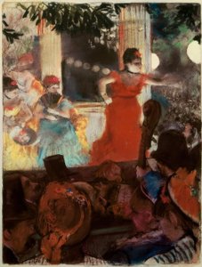 Café-konsert på Ambassadors av Edgar Degas