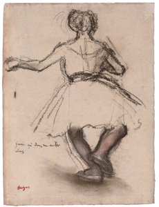 Dansare, bakifrån, av Edgar Degas