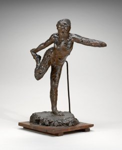 Dansare som håller sin högra fot i sin högra hand, möjligen 19001911. av Edgar Degas