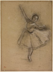 Dansare som vrider sig av Edgar Degas